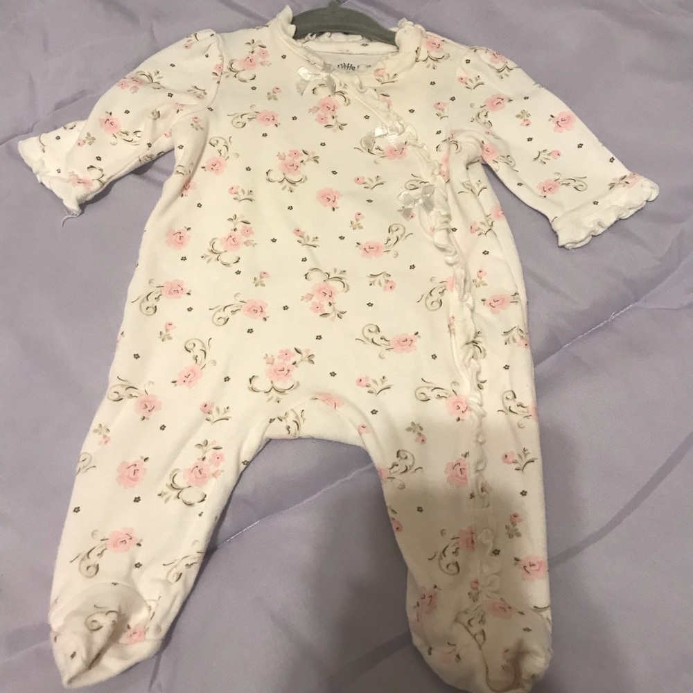 Baby girl footies